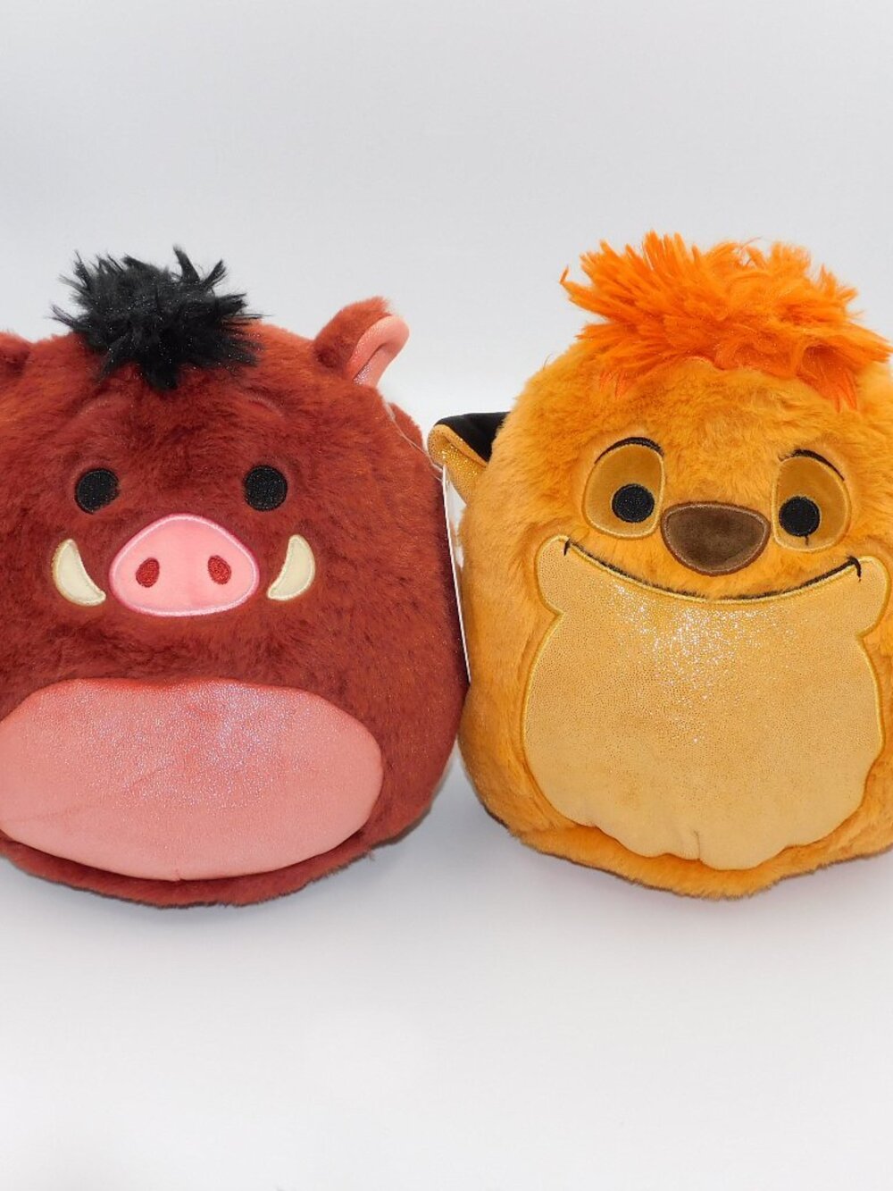 Disney Lion King Pumbaa Timon 2 pce Squishmallows 8" Plush Stuffed Animal NEW